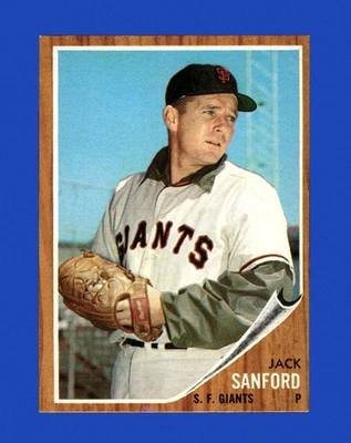 1962 Topps Set-Break #538 Jack Sanford NM-MT OR BETTER *GMCARDS* - Image 1 of 2