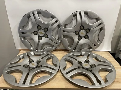 2006 Chevy Malibu 15" Steel Wheel Hub Cap Hubcap Set of 4 used 9594229 - Image 1 of 4