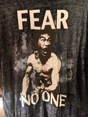 Bruce Lee Enterprises Hombre Talla Grande Ligero Mezcla Poliéster Largo en Turso Foto 1 de 4