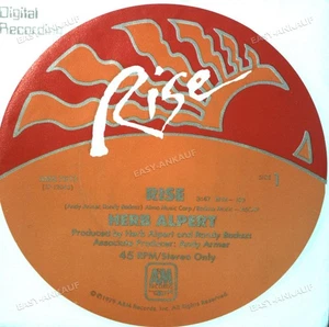 Herb Alpert - Rise 7in 1979 (VG+/VG+) ' - Picture 1 of 1