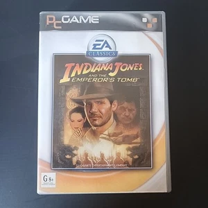 Indiana Jones and the Emperor's Tomb PC Adventure Game CD Rom 2003 2 Discs - Picture 1 of 10