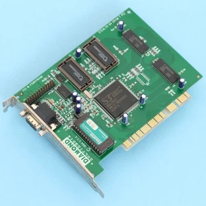 Diamond Stealth 64 S3 Trio64 PCI 2MB VGA Video Graphics Display Card *Recapped* - Picture 1 of 5