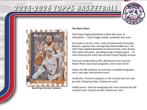 Los Angeles Clippers 2025-26 Topps Basketball Jumbo 1/3 Case 2Box Break #2 - Bild 1 von 7