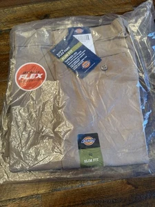 NUEVO CON ETIQUETAS Niños Talla 10 Slim Fit Pierna Cónica Dickie Caquis - Imagen 1 de 6