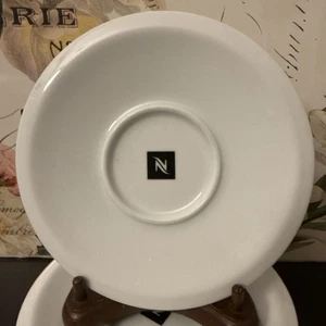 6 Café NESPRESSO Untertassen PROFI Kaffeetasse Teller 6" - Bild 1 von 5
