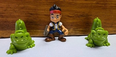 Disney Jake Los Piratas del País de Nunca Jamás Tick Tock Croc PeterPan 2011 Mattel Lote 3 Jake Foto 1 de 4