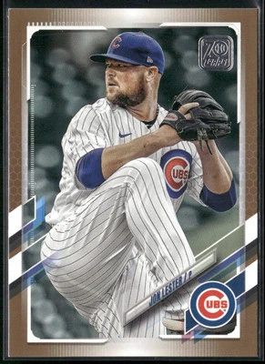 2021 Topps #278 Jon Lester Gold #/2021 - Image 1 of 2
