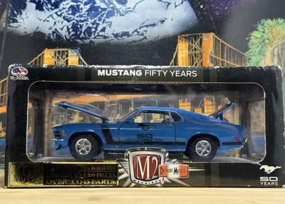 M2 Machines 1970 Ford Mustang Boss 302 Walmart Exclusive 50 Years…. 1:24 Scale - Image 1 of 4