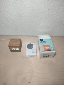 Led-Wecker Holzoptik Digitale Anzeige  - Bild 1 von 1