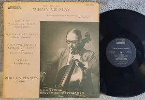 The Art Of Mihaly Virizlay - 1st US Press - Rare Classical Cello - Dvorak - VG+ - Picture 1 of 2