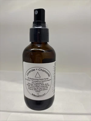 NuReveal Skincare Lavanda Camomila PH Balanceador Toner Facial 4 oz - Vegano (B54 - Imagem 1 de 4