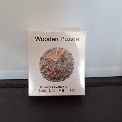 3D Butterfly Wooden Jigsaw Puzzle Animal DIY Educational Toys Gift Brand New  - Image 1 of 4