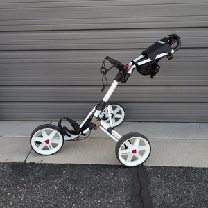 Clicgear Model 3.5+ Golf Push Pull Cart Three-Wheel White - Picture 1 of 13