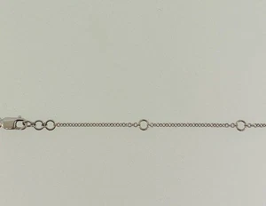 14K White Gold Diamond Necklace. - Picture 1 of 6