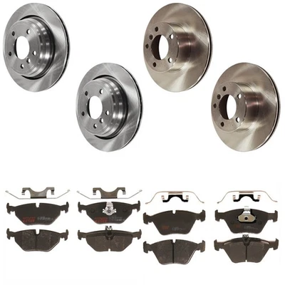 KIT-073024-1334 TRW Kits de discos y pastillas de freno Juego de 4 ruedas delanteras y traseras para 528 Foto 1 de 4