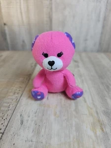 Build-A-Bear Workshop 1997 rosa Mini Bär 5 Zoll Stofftier Plüschtier Herz Pfoten - Bild 1 von 6