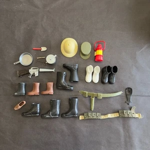 HASBRO GI JOE 1964 ACCIÓN AVENTURA EQUIPO ACCESORIOS BOTAS CASCO MÉDULA Y ETC - Imagen 1 de 6