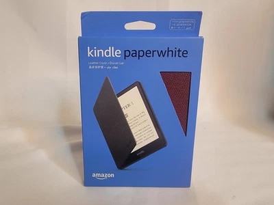 Amazon Kindle Paperwhite Protective Leather Cover Case  (11th Gen), Merlot - Image 1 of 4