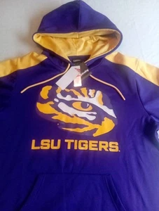 Brand New w/ Tags LSU Tigers Football Hoodie Sweatshirt  Size Adult Medium Shirt - Picture 1 of 8