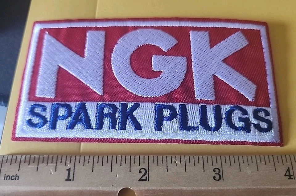 NGK Spark Plugs Embroidered Patch