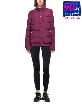 SUPERDRY Source Retro Puffer Jacket UK10 US-S IT42 M Zipped High Neck - Image 1 of 4