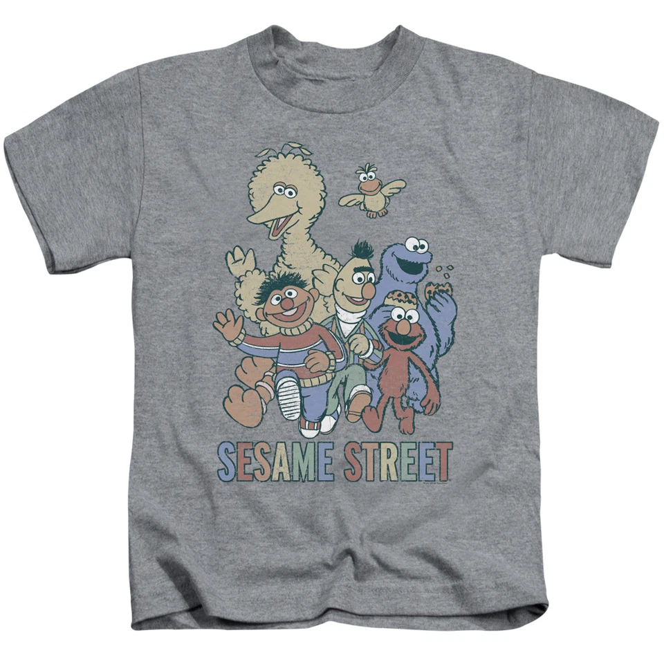SESAME STREET COLORIDO GROUP Camiseta Gráfica Niños Pequeños 2T 3T 4 5-6 7 Foto 1 de 1