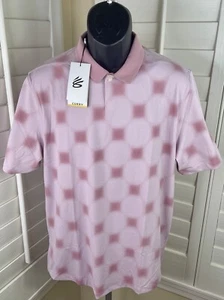 Under Armour Steph Curry AOP Printed Fitted Golf Polo Shirt 1379734 697, Men’s L - Picture 1 of 6