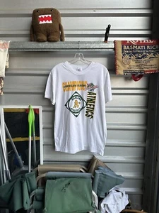 Vintage 88 OAKLAND Athletics AL Champion By Garan T-Shirt Men’s Size L - Picture 1 of 7