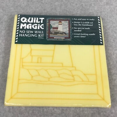 Quilt Magic #117 Lighthouse No Sew Wall Hanging Kit New NO FABRIC - Image 1 of 4