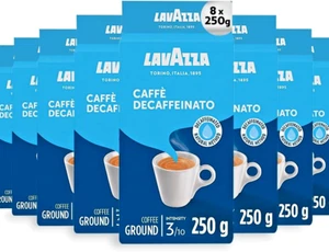 Lavazza, Caffè Decaffeinato, Ground Coffee, 8 Packs of 250 g, Ideal for Moka Pot - Picture 1 of 8