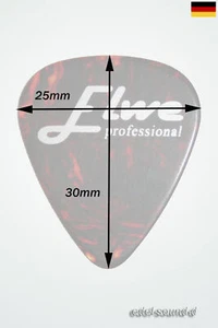 ELWE 12 Plektren klassik, 3 Stärken dick (Picks, Plektron, Plektrum, Pleks)
