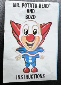 Mr. Potato Head And  Bozo The Clown Instructions - Picture 1 of 4