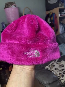 The North Face Girls Osito Hat Pink Fleece Super Soft Size Medium Youth - Picture 1 of 7