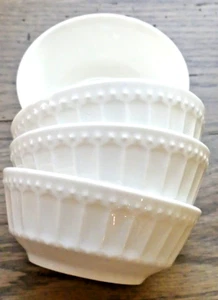 White Elements by Gibson Paloma Muster vier Zoll Dessert Puddingschalen 4er Set - Bild 1 von 12