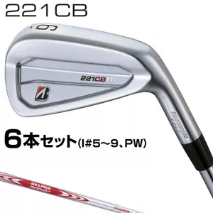 Bridgestone Golf 221CB Ironset 5-9+Pw RH Nspro MODUS3 TOUR105 steel flex stiff - Picture 1 of 6