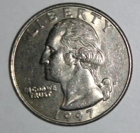 YOU PICK ANY 5 FOR $5 + FREE SHIPPING - 1997 - P Mint - Washington Quarter Cover