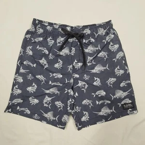 Medium Salt Life schwarz & weiß SLX-QD Fish N Bones Aqua Trunks Volley Shorts - Bild 1 von 13