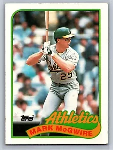 1989 Topps Mark McGwire #70 Oakland Athletics - Picture 1 of 2