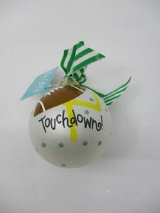 ADORNO NAVIDAD COLORES ALGODÓN - ¡TOUCHDOWN! / FÚTBOL -Nuevo En Caja 16I - Imagen 1 de 3