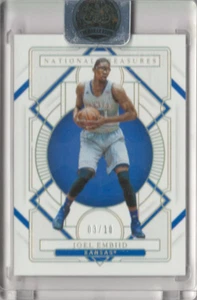 2022 national treasures Collegiate Joel Embiid /10 - Picture 1 of 2
