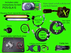 Polaris Ranger 2018+ standard turn signal street legal kit self cancelling - Picture 1 of 4