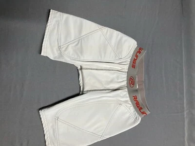 Rawlings Baseball Sliding Shorts Boys Youth M Padded Sides White Pull On  - Image 1 of 4