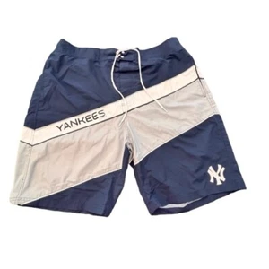 New York Yankees Shorts Mens Size 4XL MLB Genuine Merchandise Blue Swim Trunks - Picture 1 of 14