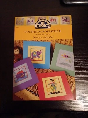 Counted Cross Stitch NURSERY ALPHABET Pattern booklet by DMC - Image 1 of 3