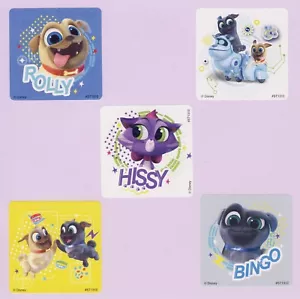 15 amigos cachorros de perro - pegatinas grandes - favores de fiesta - bingo, rolly, silbido - Imagen 1 de 1