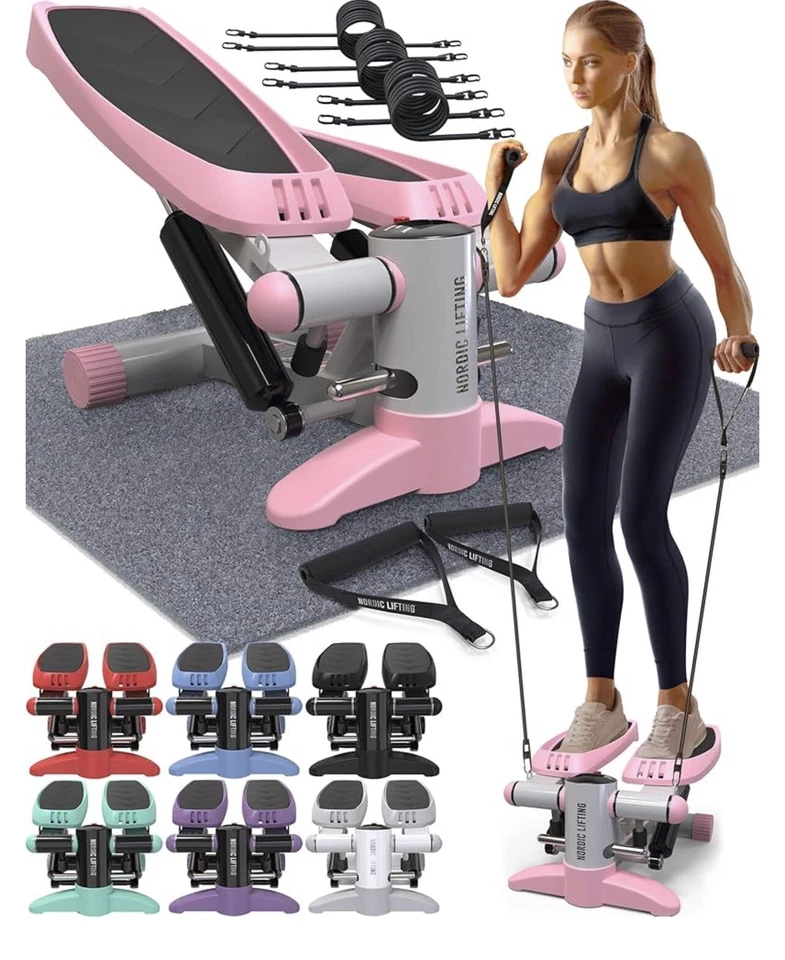 Mini máquina escalonadora y escaladora de elevación nórdica - con juego de bandas de resistencia... Foto 1 de 1