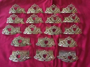 18 + BONUS Princess Crowns Party Favors Diva Birthday Bachelorette Combs Pink - Picture 1 of 6