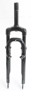 ZOOM 26" MTB Bike Suspension Fork Threaded 1-1/8" 136mm 50mm Travel Disc/Rim NEW - Picture 1 of 6