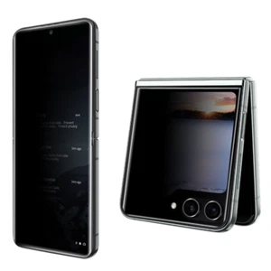 For Samsung Z Flip 5 Anti-Peeping Privacy Hydrogel Soft Full Screen Protector - Picture 1 of 17