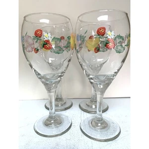Pfaltzgraff Omas Küche 10 Unzen Glas Wein Wasser Kelch 4er Set - Bild 1 von 5